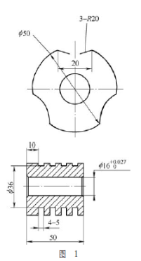 【官方网站机械】以车代铣圆弧车床夹具的设计